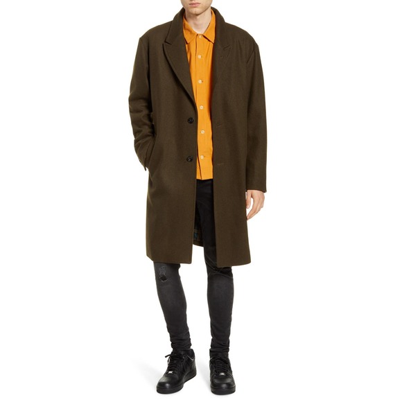 Saturdays New York City Kawano Wool Overcoat Large - Picture 11 of 12